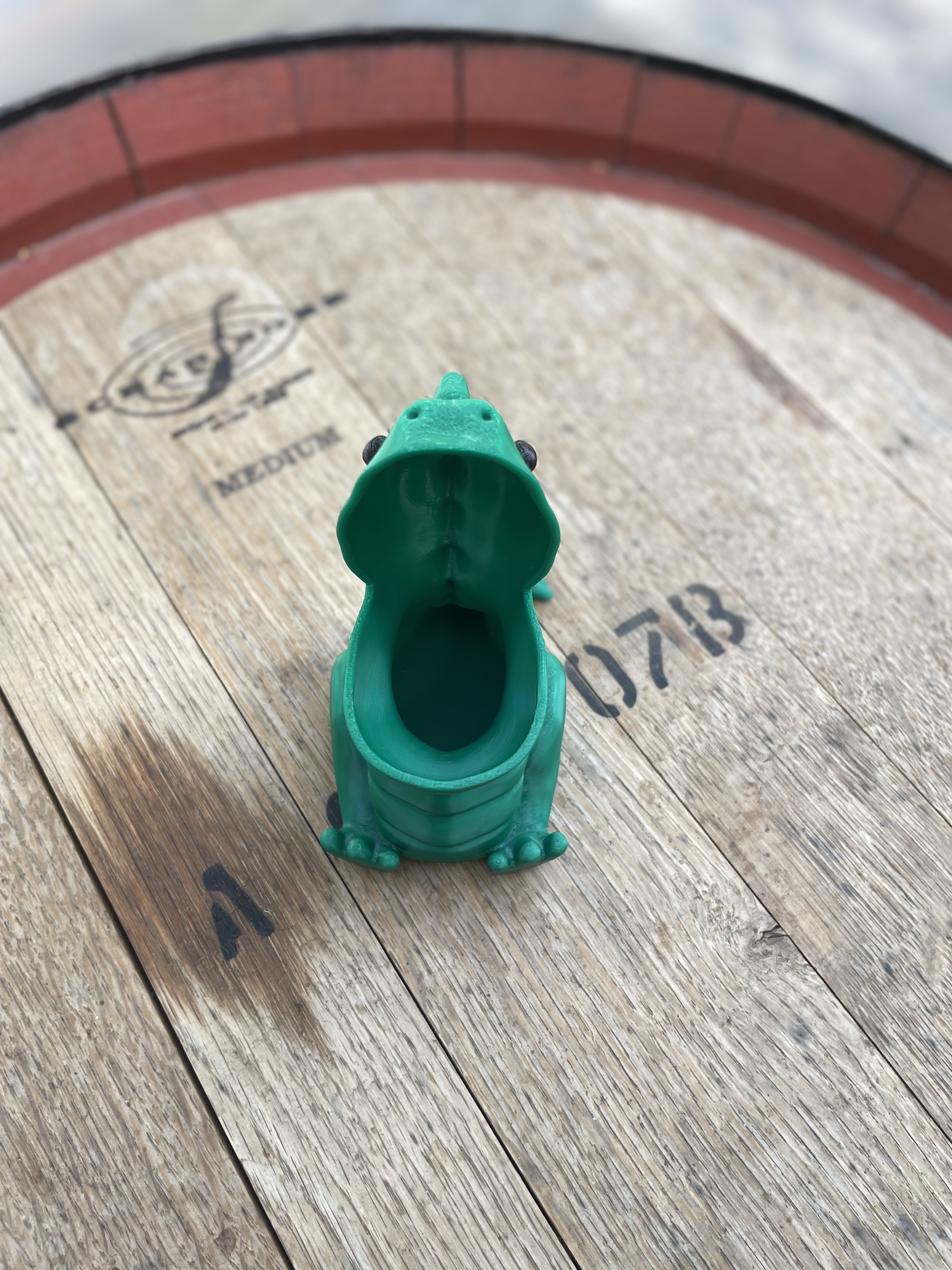 Dinosaur pencil holder 2