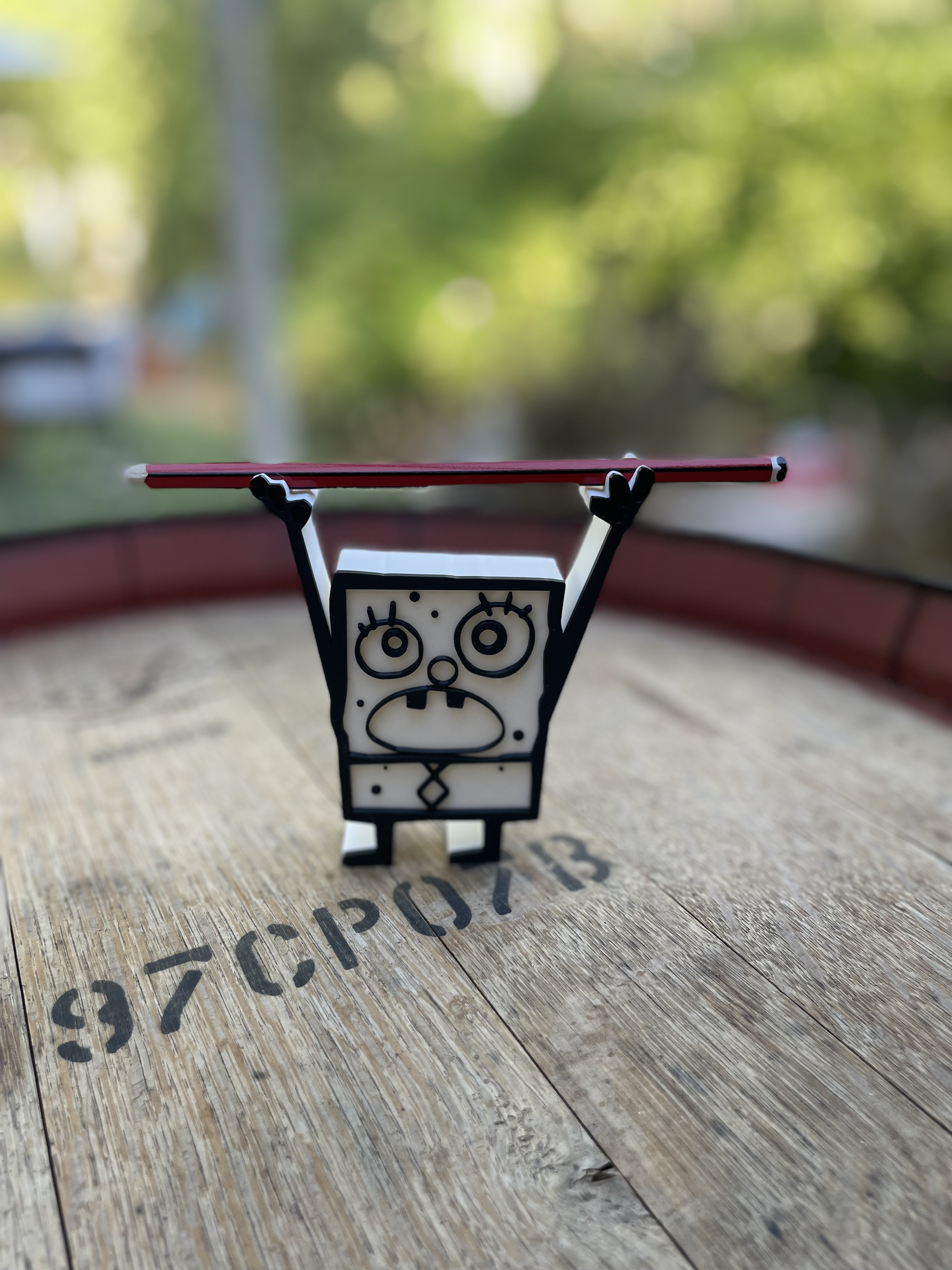 SpongeBob doodle pencil holder