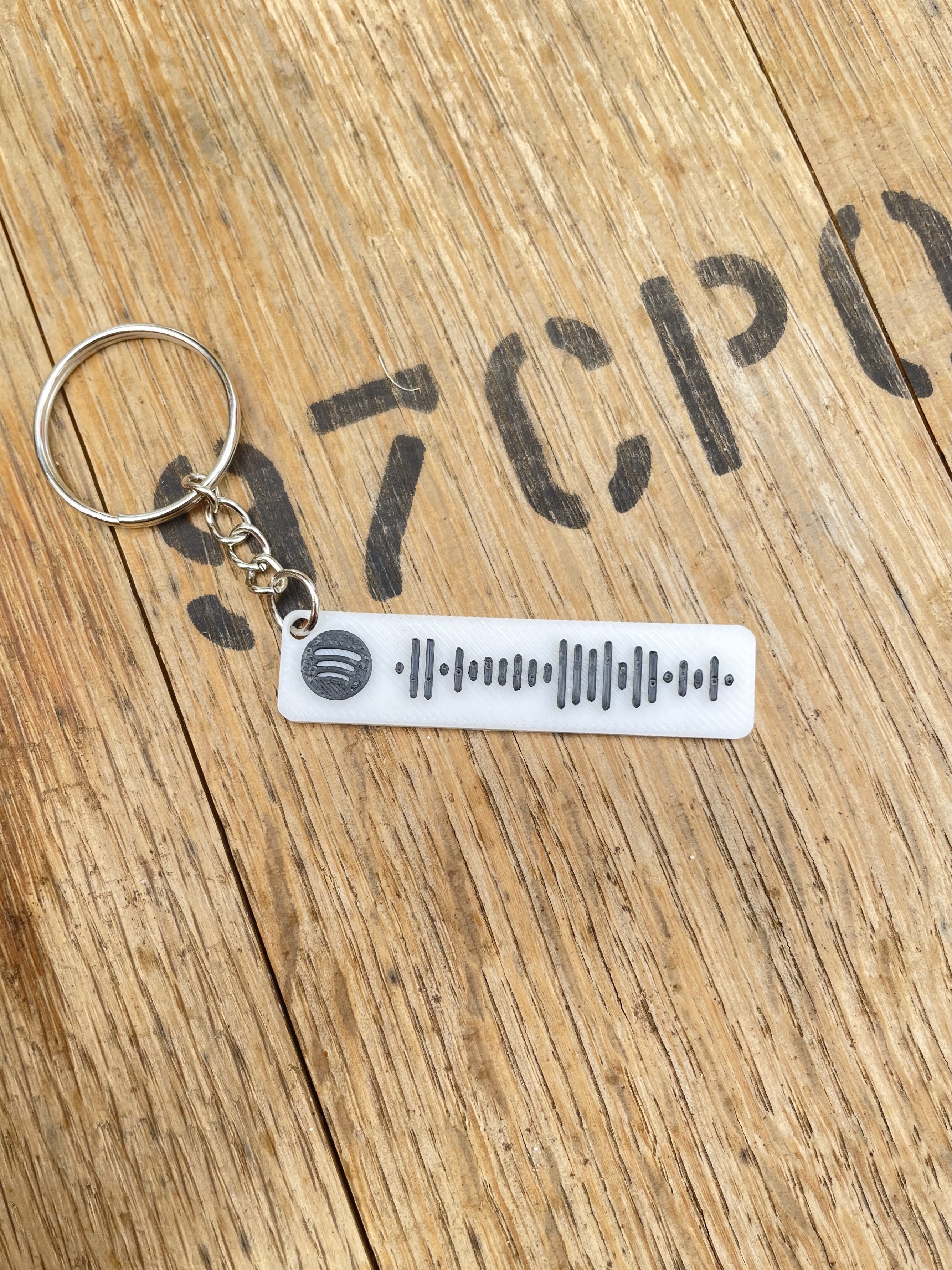 CUSTOM Spotify Code Keychain 2
