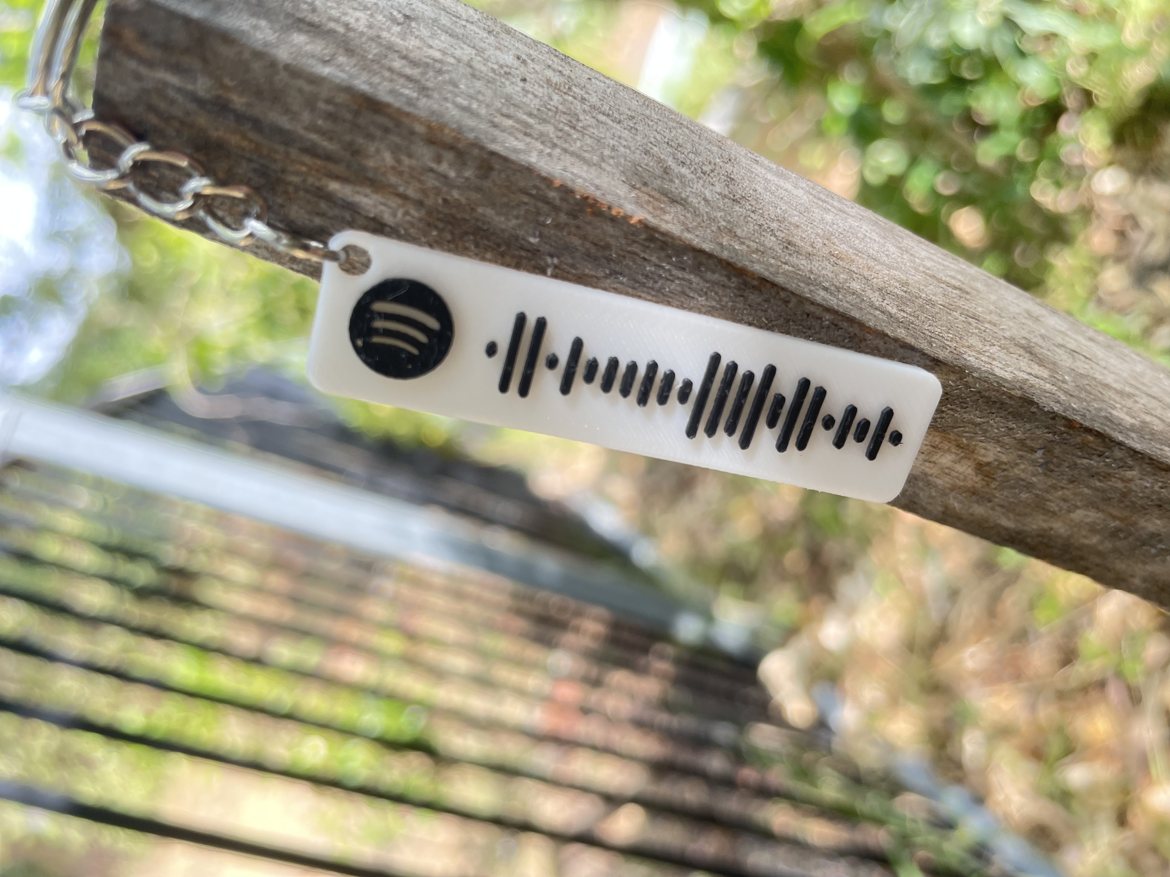 CUSTOM Spotify Code Keychain 3