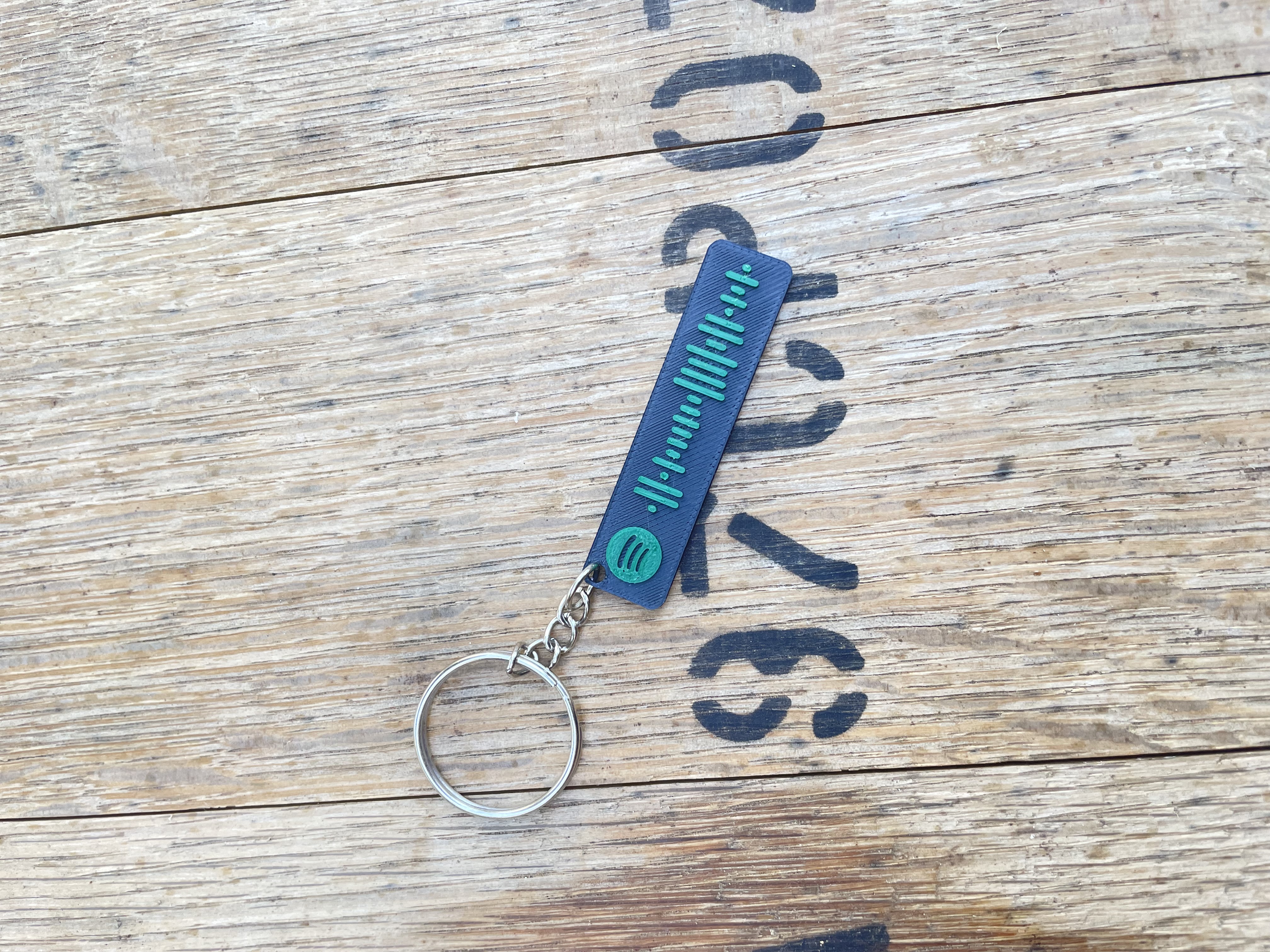 CUSTOM Spotify Code Keychain 1
